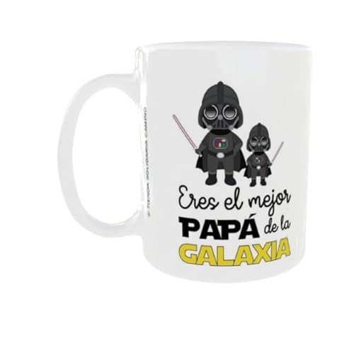 Taza para el Día del Padre, Tazas originales para el Desayuno, Tazas para Padres Primerizos, Tazas Originales para Regalar Padres. (El mejor padre de la Galaxia) Taza para el Día del Padre, Tazas originales para el Desayuno, Tazas para Padres Primerizos, Tazas Originales para Regalar Padres. (El mejor padre de la Galaxia)