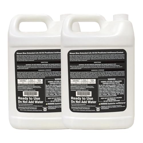 Nissan Genuine Fluid 999MP-L25500P Blue Long Life Antifreeze/Coolant - 2 Gallons