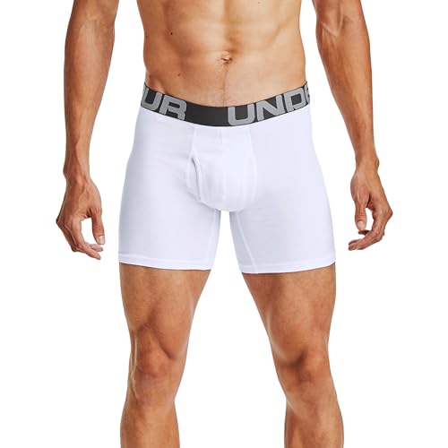 Under Armour Men's 3-Pack Performance Cotton Boxer Brief, 6