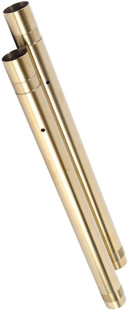 Front Stanchions Pipes Inner Fork Tubes 1 Pair for Honda RVF400 NC35 1994 1995 1996 41x500mm Gold