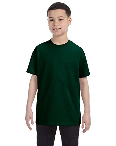 By Gildan Gildan Youth 53 Oz T-Shirt - Forest Green - XL - (Style # G500B - Original Label)