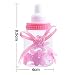Gudotra 125 Packs 24pcs Biberones Bautizo Plastico Rosa Botella Dulces + 100pcs...
