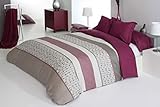 REIG Funda Nórdica Marti Cama 150 cm Morado Modelo Forbes