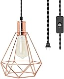 [Breite Anwendung] - Die Hängeleuchte bietet mit ihrem einfachen Design ein Highlight in jedem Raum – egal, ob Wohnzimmer, Küche oder im Esszimmer über dem Esstisch. Ideal für Hauswirtschaftsraum, Waschküche, Flur, Veranda, Garage, Terrasse. Empfohlene Größe des Zimmers: 10-12㎡.