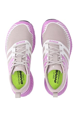Image of INOV8 Trailfly Women's Trail Running Shoes - Grey /Purple - 9.5 Wide