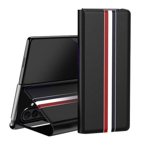 Coque Galaxy Z Fold 4 noir avec rabat arrière pour le bureau