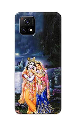Image of Printed Hard Back Cover Case for Vivo Y52s | Vivo Y72 5G | Vivo Y31s 5G | Vivo Y52s t1 Back Cover (Radha Krishna) -1803