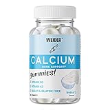Weider Calcium Gummies. Gominolas de Calcio con Vitamina D y K. Sin Azúcares y Sin Gluten. 36 gummies. Sabor yogurt.