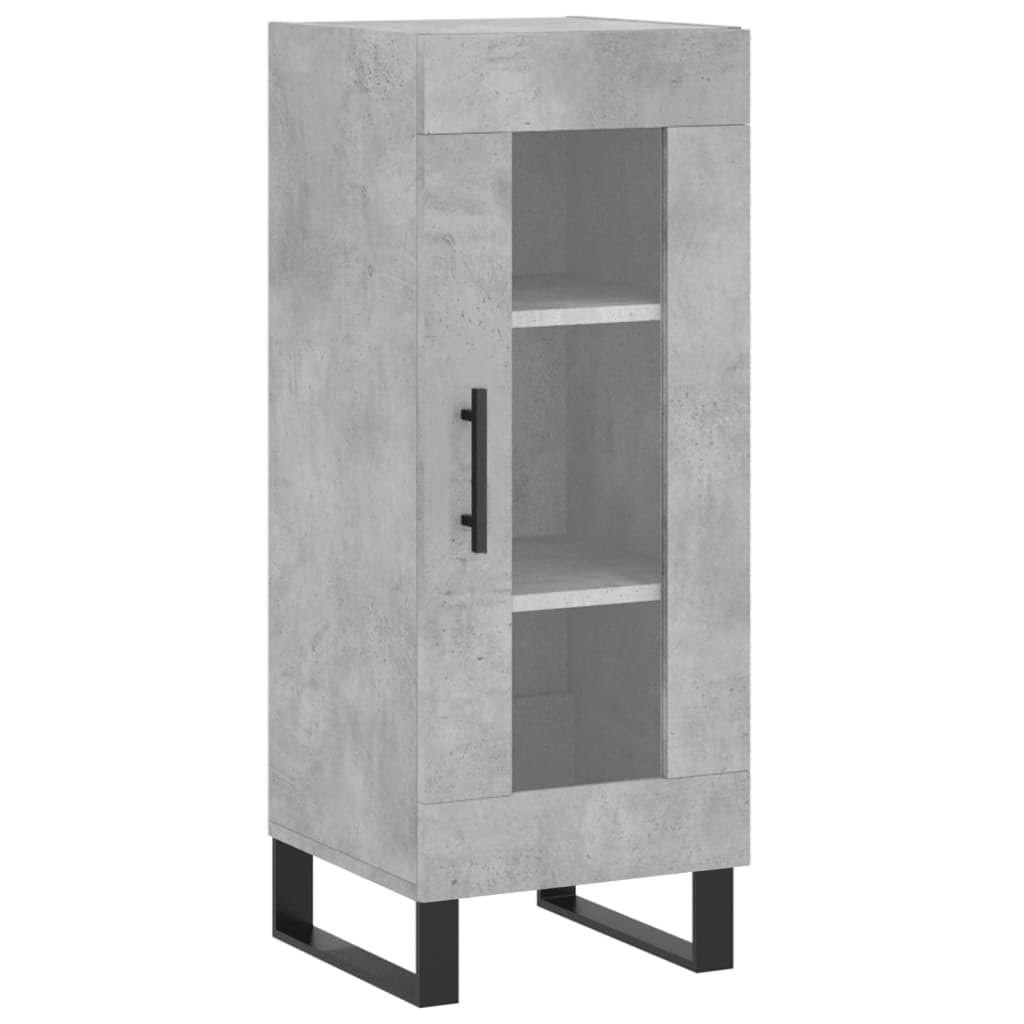 Armario auxiliar moderno con puerta de cristal para organizar salones estrechos