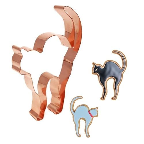Black Cat Cookie Cutter - 5 Inch - Handcrafted in USA by The Fussy Pup