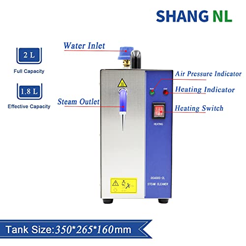 Shangniulu SNL-30 2023 Jewelry Cleaner Machine, Professional Jewelry Steam Cleaner Machine 1300W 2L thumb #4