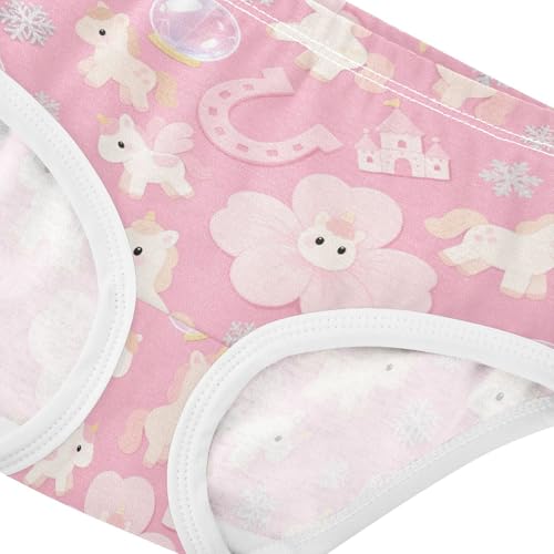 Horse Flowers Floral Snowflake Toddler Girls's Underwear 2T 23006694