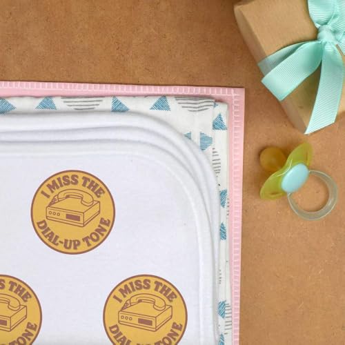 Azeeda 'I Miss The Dial-Up Tone' Baby Burp/Wash Cloth (BC00033088)3