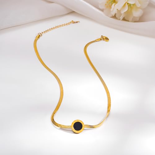 Image of Rubans Demi Fine Stainless Steel Pendant Chain Daily Gift for Women & Girls