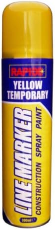 Shopping Sky 2 x Yellow Spray Paint Temporary Construction Line Marker Fast Drying Aerosol