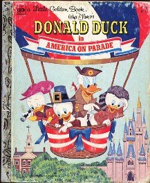 Hardcover Walt Disney's Donald Duck in America on Parade Book