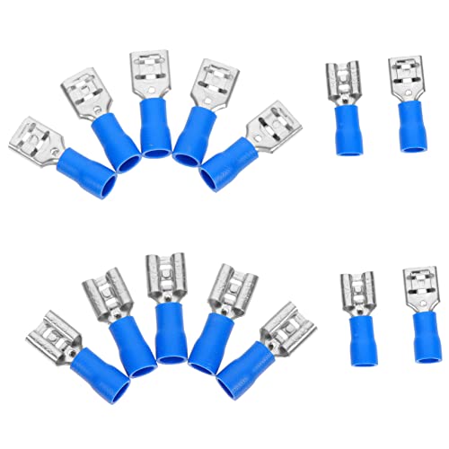 PRETYZOOM Electrical Insulated Crimp Terminals Quick Splice Crimp Connectors Male/Female Wire Terminals
