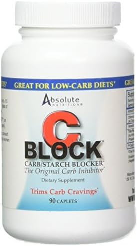 Absolute Nutrition CBlock Carb/Starch Blocker, 90 Caplets