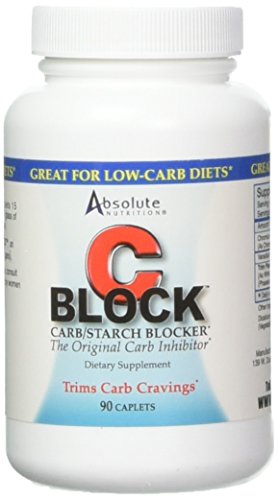 Absolute Nutrition Cblock Carb/Starch Blocker, 90 Caplets #TOP17