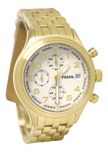 Fossil Compass Stainless Steel Watch Gold-Tone