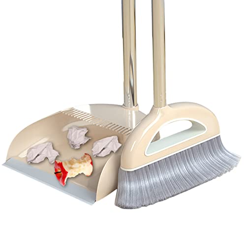 Kehrschaufel-Set, Magischer Besen, antihaftbeschichtet, mit Kammfilter, Kehrschaufel und Besen mit langem Griff, Besen und Kehrschaufel, praktisch für Zuhause, Kochen – Bild 5