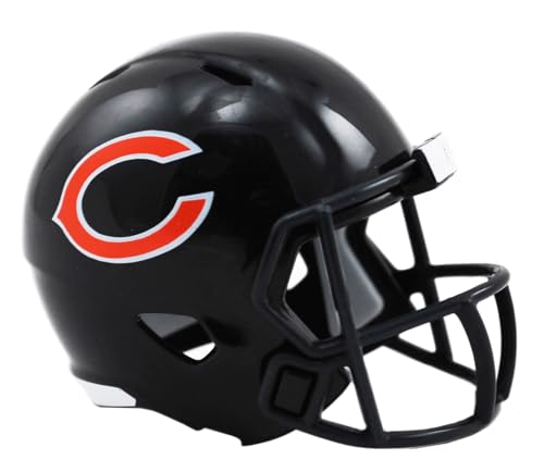 Chicago Bear NFL Riddell Speed Pocket Pro Micro Casque de Football