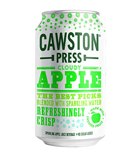 Cawston Press Sparkling Cloudy Apple Juice 11.15oz cans (24)