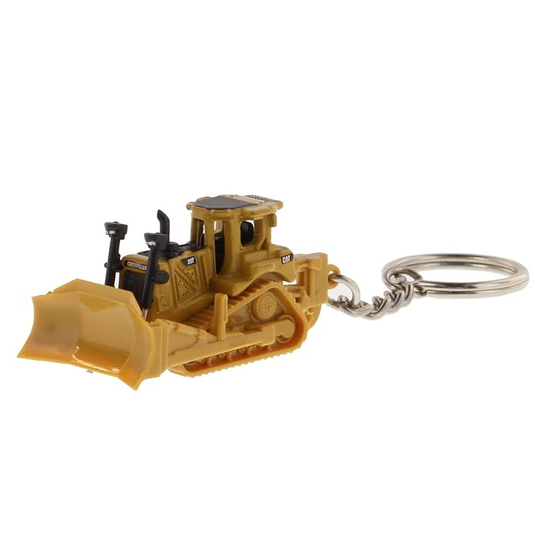 Chaveiro miniatura de trator de esteiras Cat D8T Diecast Masters 85984