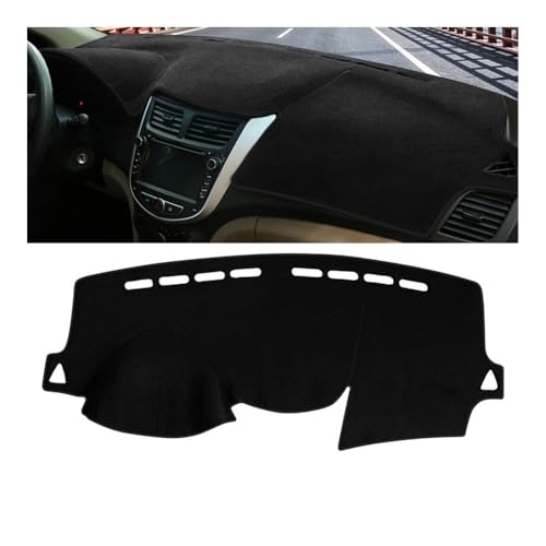 Tapis anti-dérapants Hyundai Solaris pour supprimer les reflets et fissures du tableau de bord