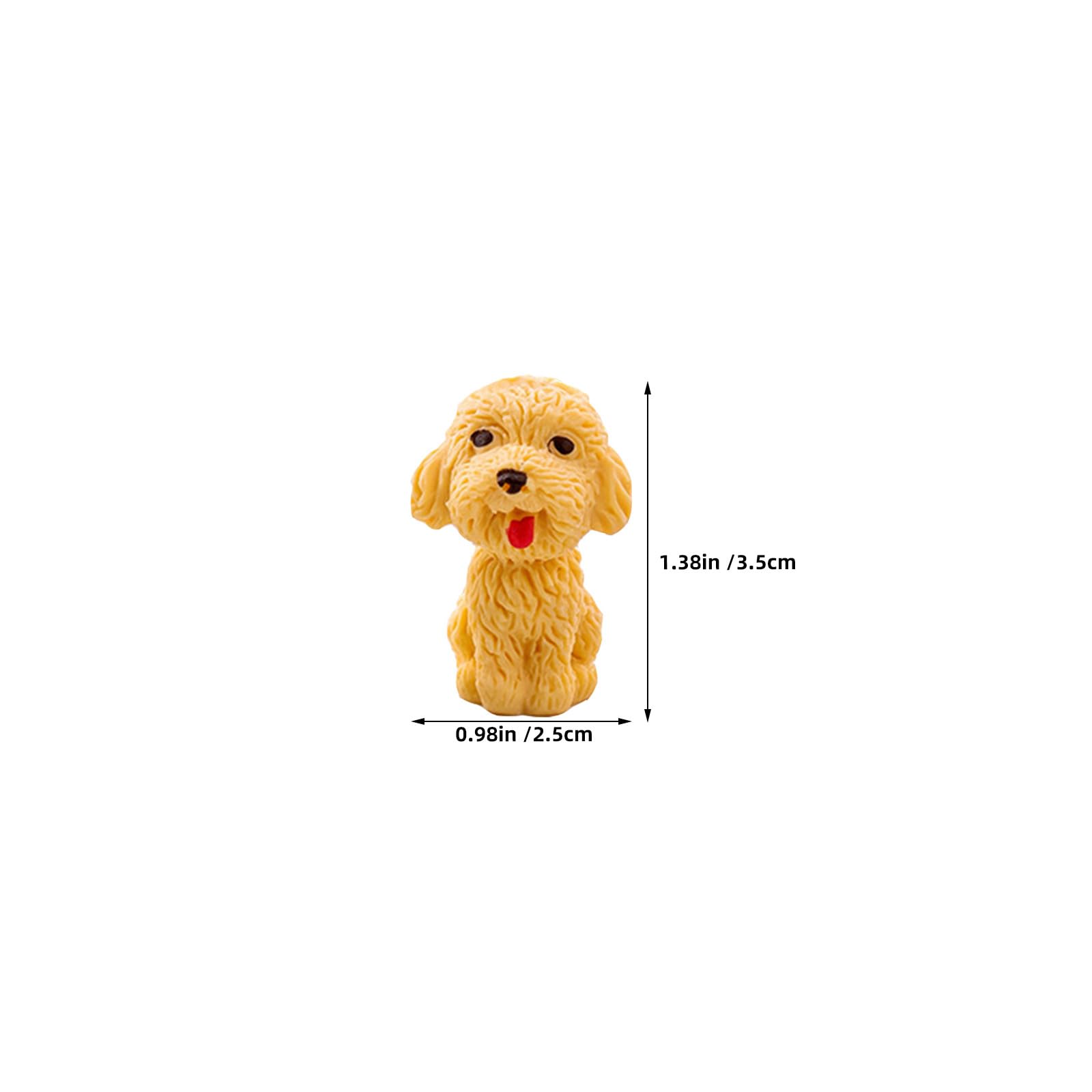 48pièces Lot de Gommes Animaux Forme de Chien Mini Gommes pour Garçon Fille et Étudiants Accessoires de Bureau Mignons et Efficaces
