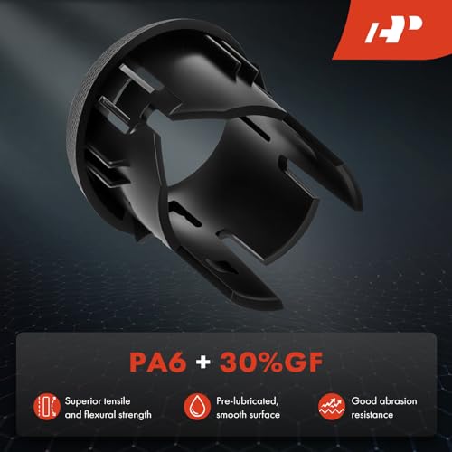 Image of A-Premium 4-PC Rear Inner and Outer Parking Assist Sensor Retainer Bezels Compatible with Select Ford Models - F-250 Super Duty, F-350 Super Duty, F-450 Super Duty, F-550 Super Duty, 2008-2015