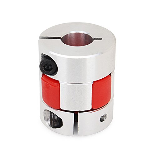 KUNSE 10mmx12mm Aluminum Flexible Spider Shaft Coupling OD25mm x L30mm CNC Stepper Motor Coupler Connector