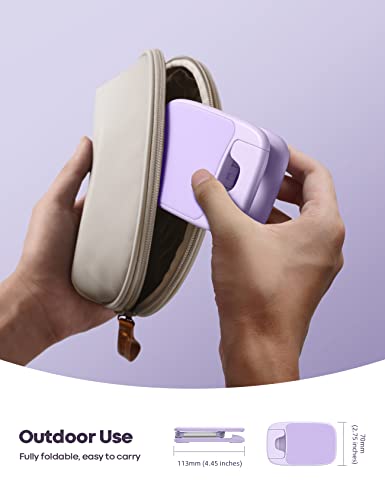 Lamicall Purple Phone Stand For Desk - Purple Cell Phone Holder Purple Desk Accessories Desktop Office Must Have Compatible With Iphone 13 Pro Max Mini, 12 11 Xr X 8 7 6 Plus Se, 4-8'' Smartphone #TOP3