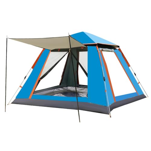 Carpa instantánea para camping 4 personas azul miniatura 1