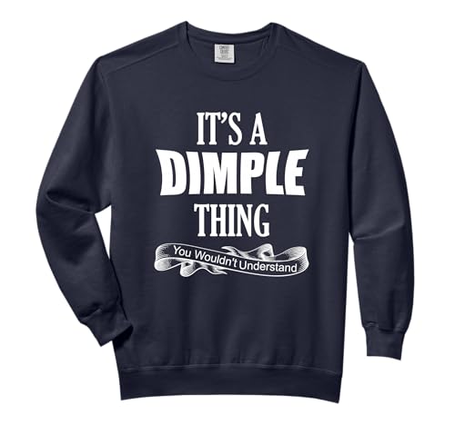 Funny One Dimple Comfort Colors Adult Sweatshirt