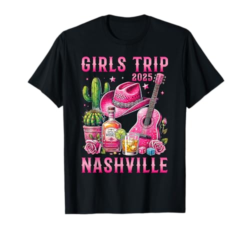 Voyage pour filles à Nashville, vacances d'été 2025, week-end pour femmes T-Shirt