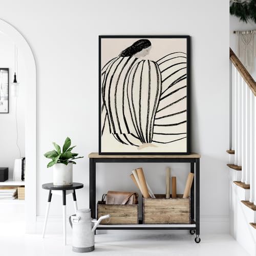 Affiche Sofia Lind Pyjama Femme art abstrait mural 40x60cm pour salon