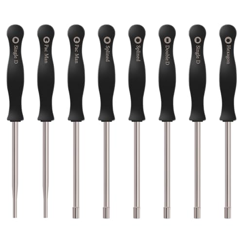 Asuinxurr Juego de 8 destornilladores para carburador, herramienta de ajuste Single D, , hexágono interior, juego