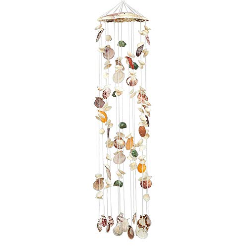 Laddawan Colorful Spiral Shape Seashell Wind Chimes For Indoor Or Outdoor thumb #1