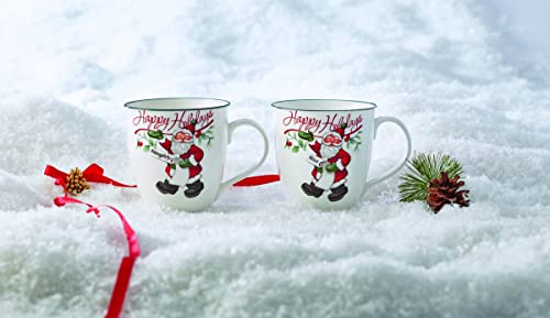 Set de 2 tazas de porcelana Pfaltzgraff Winterberry 20 oz miniatura 6