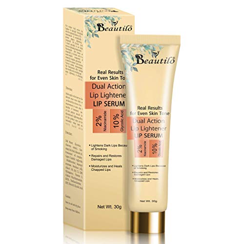 Beautilo Dual Action Lip Lightener Lip Serum/Balm/Lightener/Moisturizer For Lip Lightening/Brightening/Toning/Moisturizing,30G