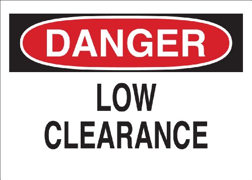 Panneau Low Clearance Brady 73415 anti-collision fibre de verre