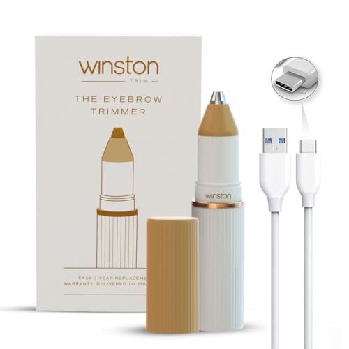 Image of Winston Rechargeable Electric Eyebrow Trimmer for Women - 90 Min | Multi-Grooming Trimmer for Eyebrow, Upper Lips and Nose & Ear Hair with 3D Cutting Technology - 1-Year Warranty