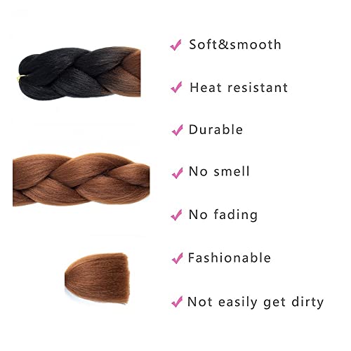 Dilla Beauty 1 Pc/Set 24 Inch Jumbo Braids Qualità...