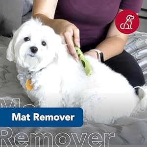 Coastal Pet Safari Dematting Comb - Brush for Dogs with Coarse, Matted or Medium to Long Hair Coats - One Size Coastal Pet Safari Dematting Comb Brush for Dogs with Coarse Matted or Medium to Long Hair Coats One Size