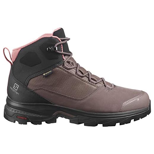 Salomon Dam Outward Gore-tex Trekking- och vandringsskor, Pepparmajs svart tegeldamm, 36 EU