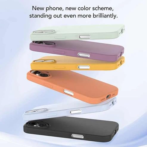 Image of Back Cover for iPhone 16 Liquid Silicone Case (Black S)