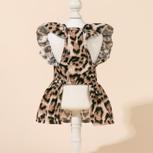 Disfraz para cachorro de gato Leopardo Talla S miniatura 4