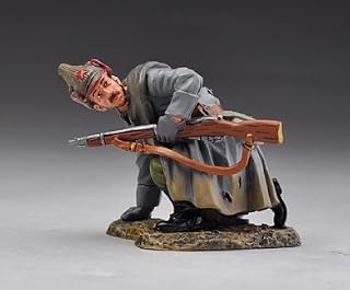 SOV006A Red Army Rifleman Wearing Budenovka Hat