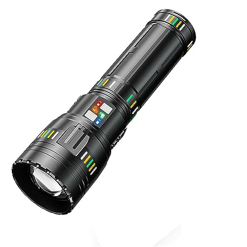 Rechargeable Led Flashlight, Brightest Powerful Handheld Flashlight, Zoomable IPX5 Waterproof